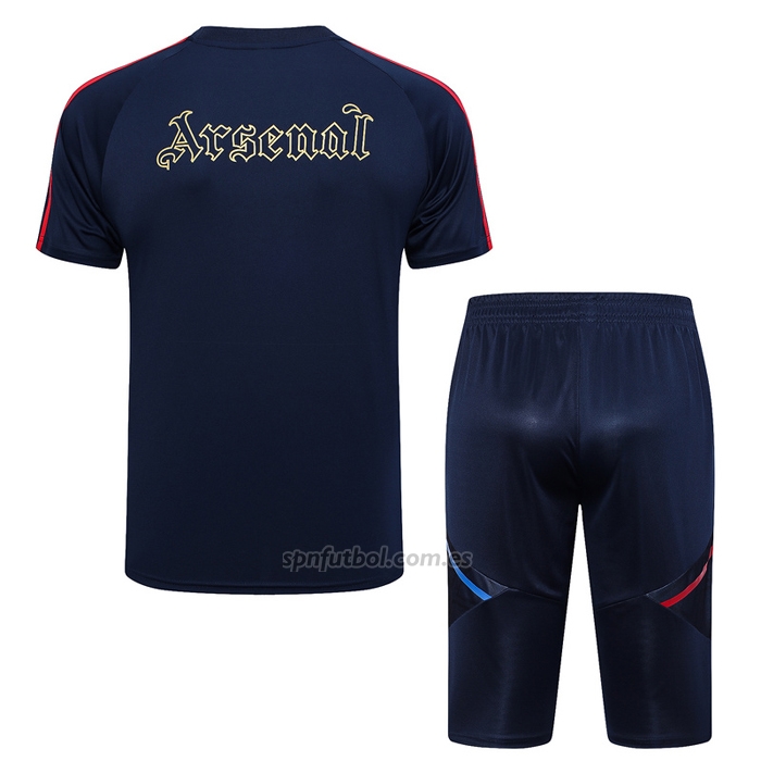 Chandal del Arsenal Manga Corta 2023-2024 Azul - Pantalon Corto